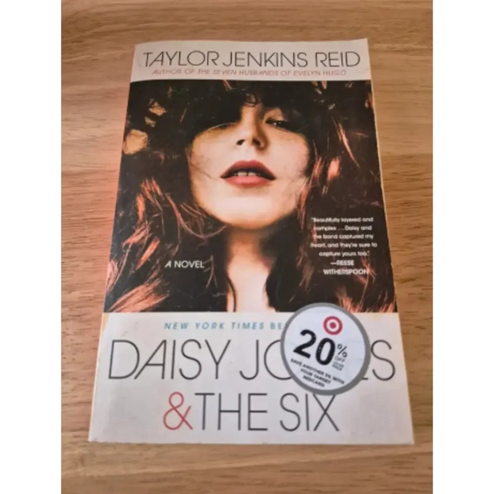 Daisy Jones & the Six by Taylor Jenkins Reid Paperback New Music Fiction Booktok
